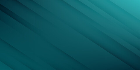 Obraz premium Dark cyan color background for wide banner, design template - abstract illustration. Eps 10 vector
