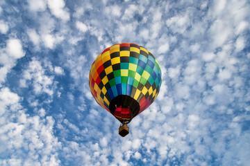 Hot air balloon and sky