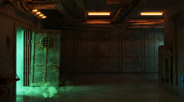 Accident in a secret chemical laboratory