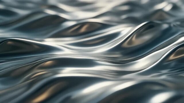 Shiny Metallic Surface Waves.