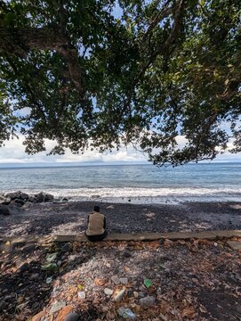 a beautiful view on the ternate island