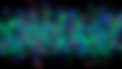 Abstract blurred background with vibrant shades of green blue and purple