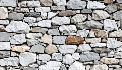 Fototapeta premium Gray Stone Wall Texture Background Pattern.
