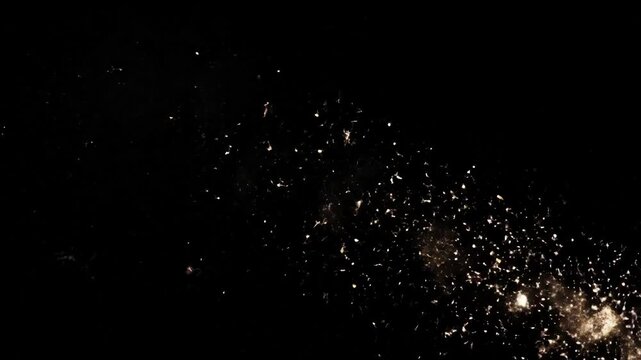 A shooting star streaks across the night sky with a transparent background filled with stars and celestial activity
