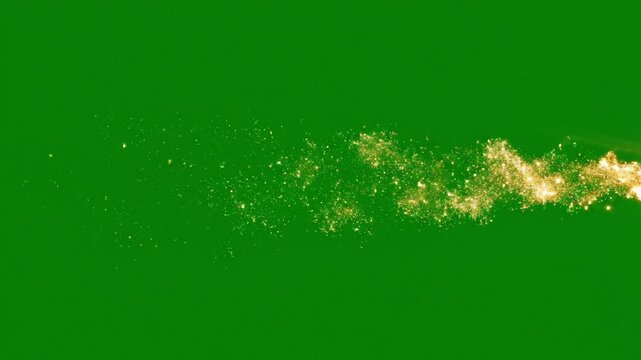 A vibrant shooting star streaks across a transparent background in a celestial display
