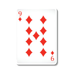 Obraz premium poker playing card vector