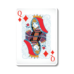 poker playing card vector