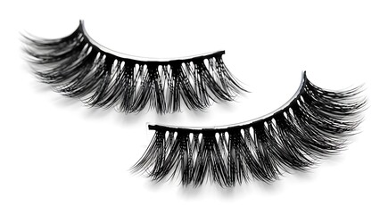 Pair of elegant false eyelashes