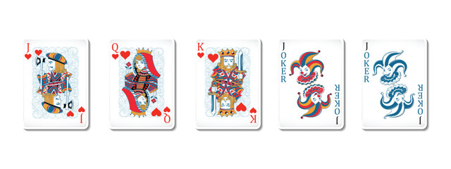 poker playing card vector