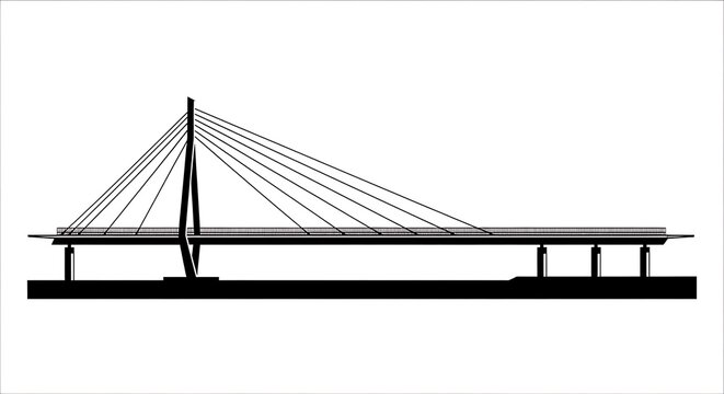 Cable Stay Bridge Structural Design Concept.