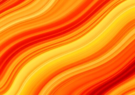 Vibrant orange and yellow waves