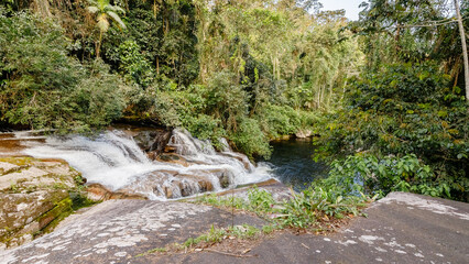 View of the Paraty waterfalls, Rio de Janeiro, Brazil
