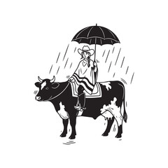 A minimalist illustration representing a vector file, suitable for graphic design projects