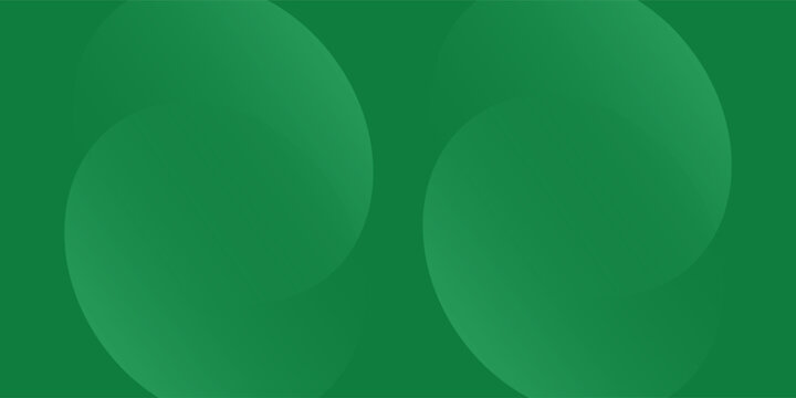 Soft Green Abstract Background with Transparent Overlapping Circles