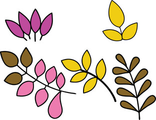 Thanksgiving template with softly shaded gold foil botanical artwork