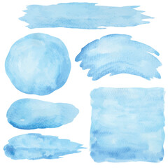 Fototapeta premium Vector of Background and bubble background hand drawn with watercolor isolated on transparent background.
