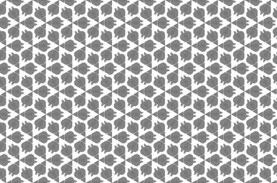 A background pattern of gray shapes with a white