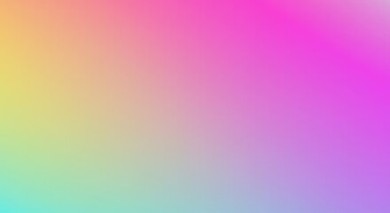 A vibrant, iridescent abstract background displaying a seamless gradient of shifting rainbow colors, creating a futuristic, ethereal design ,metallic ,empty ,background