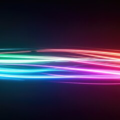 Dynamic abstract background showing seamless flow of vibrant energy across a continuous spectrum of light and motion ,fluid ,background ,wave
