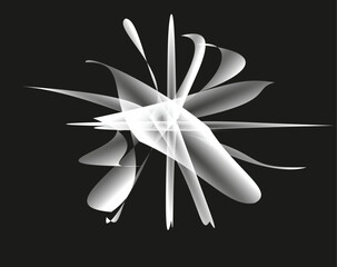 Abstract Golden Light Effect Background with Glow and Sparkles