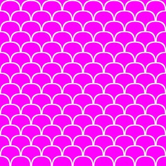Fototapeta premium Pink scallop pattern abstract background