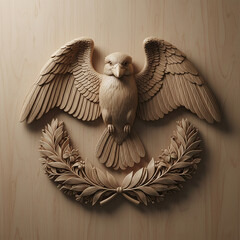 angel wings on white background