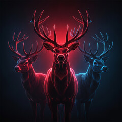 cute deer in the forest