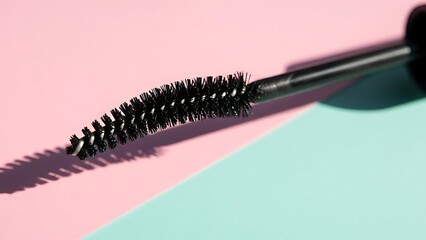 Close-up of a mascara wand