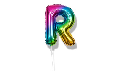 Colorful r balloon
