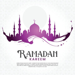 Islamic Greeting Cards with Modern Mosque, Crescent Moon, and Lantern Designs, Abstract Geometric Banner Templates, Holy Month Celebration Background Collection, Arabic Calligraphy.