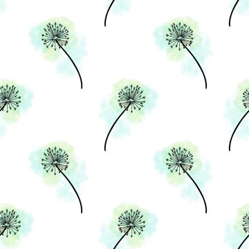 set of dandelions