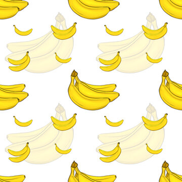 banana seamless pattern