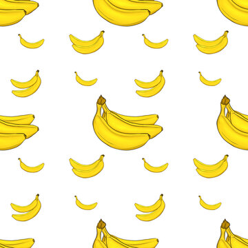 banana seamless background