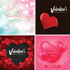 Valentines Day Celebration Background