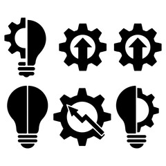 Innovation and Progress Icons Set