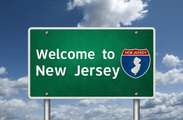 Welcome to New Jersey - road sign message
