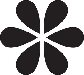 Fototapeta premium Vector illustration of a pink butterfly insect with wings and an isolated four leaf clover as a nature symbol for spring design