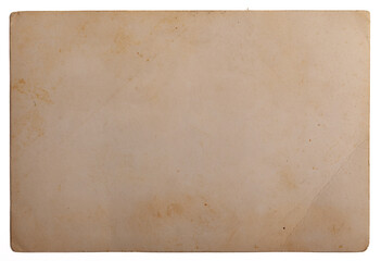 Vintage scalloped edge photo paper background. Aged and yellowed retro photo.