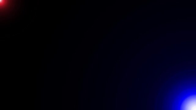 Abstract glowing neon Emergency Light animation Isolated on black background