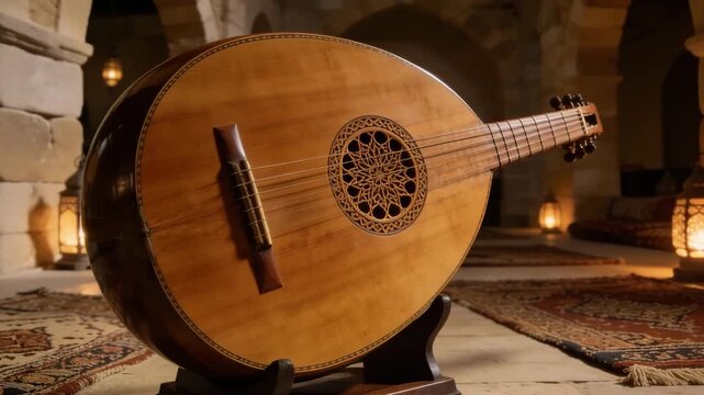 oud barbat ancient fretless lute instrument iranian music orbit video