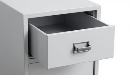 Organizing office drawers modern gray storage solutions for workspaces minimalist design interior environment professional viewpoint