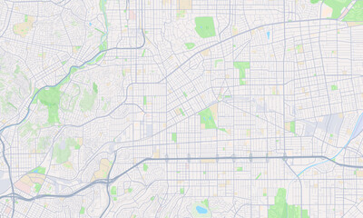 Obraz premium Alhambra California map