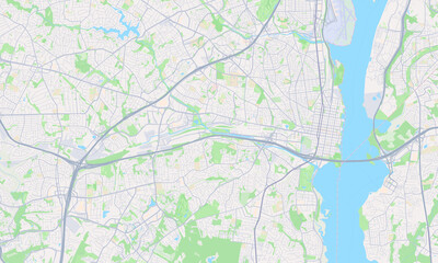 Obraz premium Alexandria Virginia map