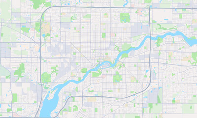 Appleton Wisconsin map