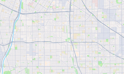 Bellflower California map