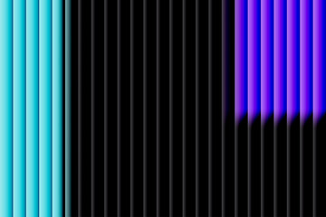Abstract vertical lines gradient teal black and vibrant purple hues