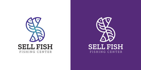Creative Fish Logo Design for Fishing and Seafood Brand