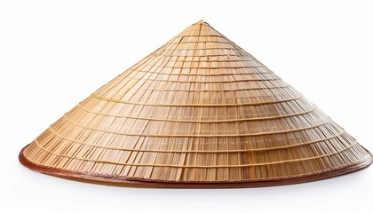 asian conical hat isolated on white background ai generated
