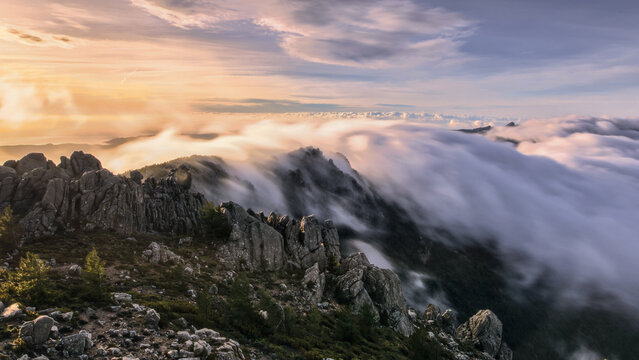 Sunrise at Punta di a Vacca Morta, Corsica
