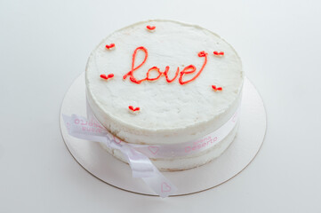 dessert and coffee on the table in the coffee shop